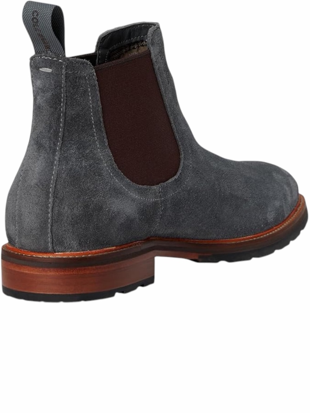 Cole Haan Berkshire Chelsea Boot Turbulence Grey Suede Men's Size 11 New In Box - Picture 4 of 8